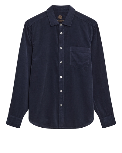 Mos Mosh Gallery - MMGAlden Corduroy Skjorte - Navy